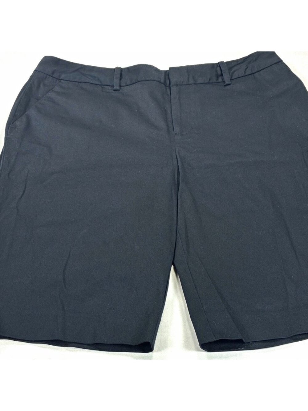 Coldwater Creek Natural Fit Shorts Women Charcoal Gray Straight Stretch Size 10